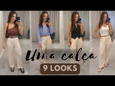 Look Calça Off White Feminino