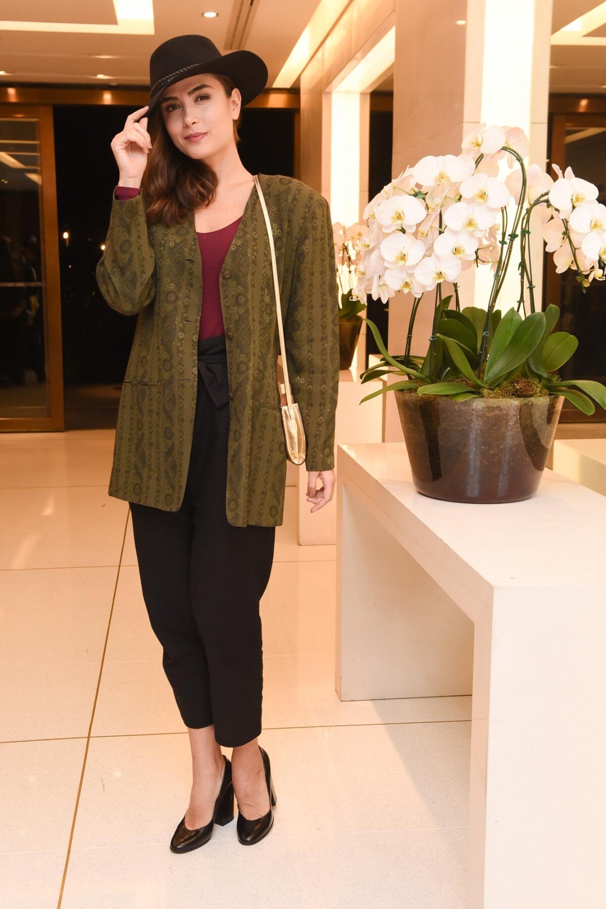 Look Blazer Verde Feminino