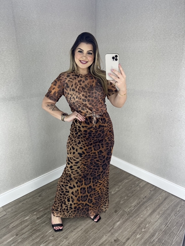 Look Animal Print Feminino