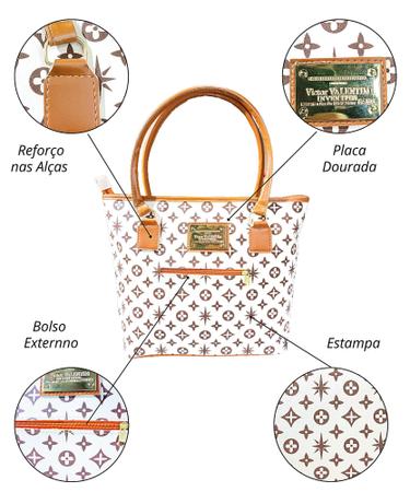 Look Bolsa Branca Feminino