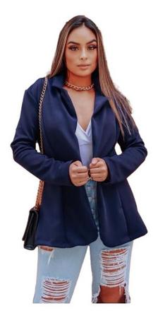 Look Blazer Azul Feminino