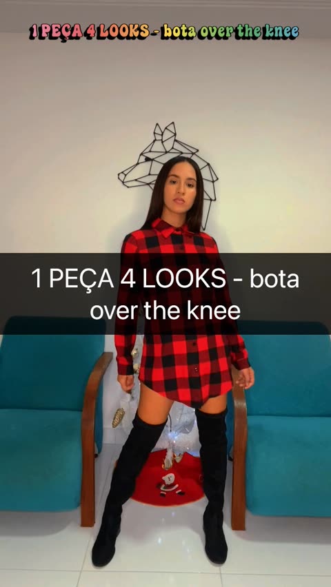 Look Bota Over The Knee Feminino