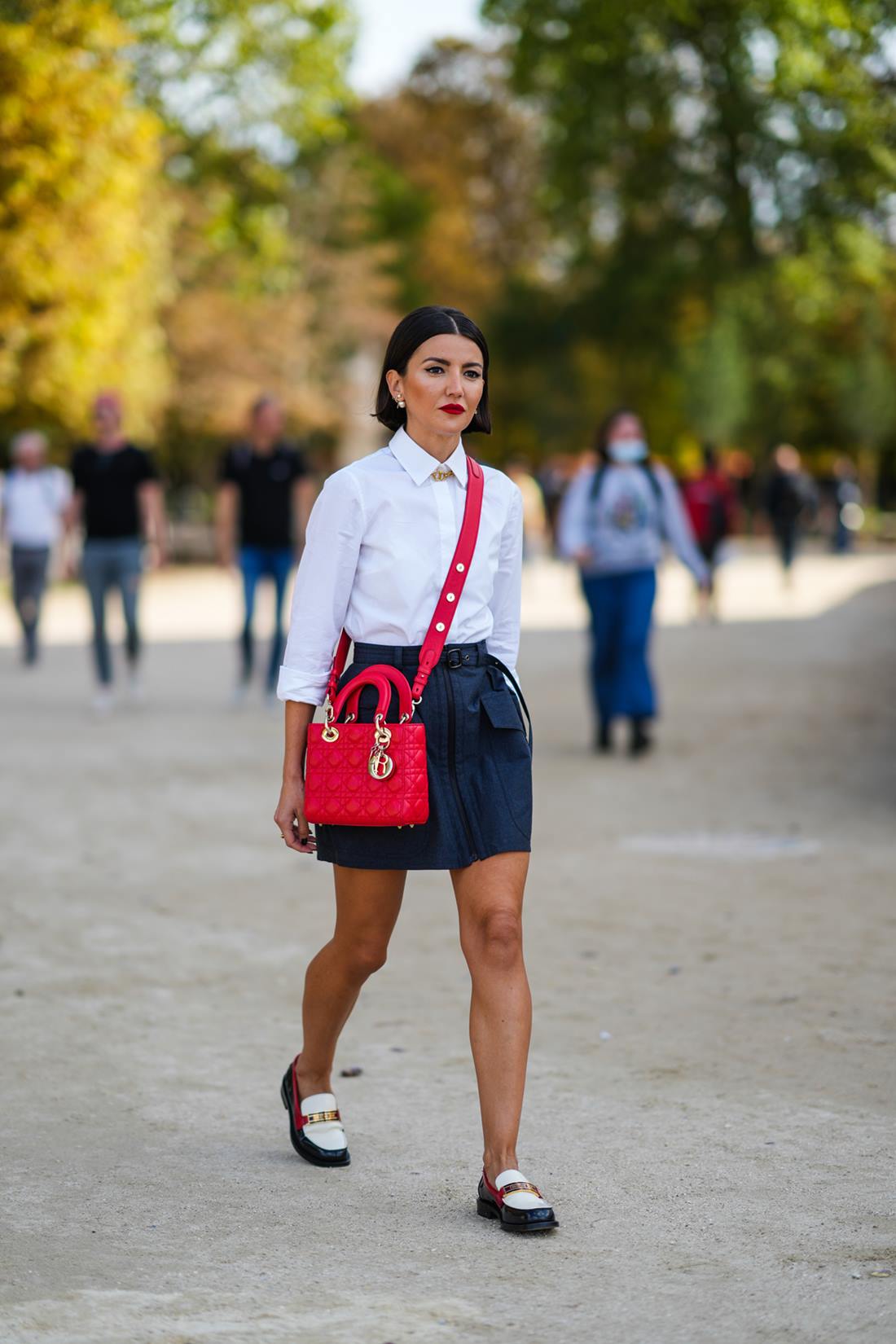 Look Bolsa Branca Feminino