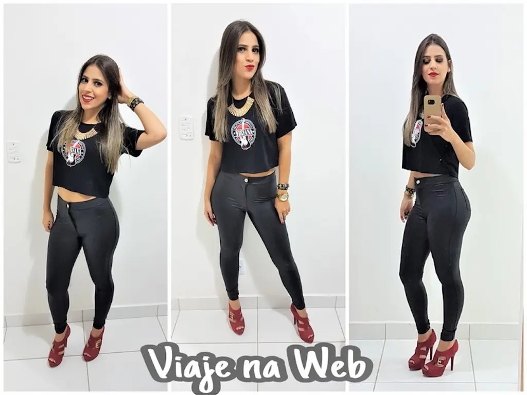 Look Balada Rock Feminino