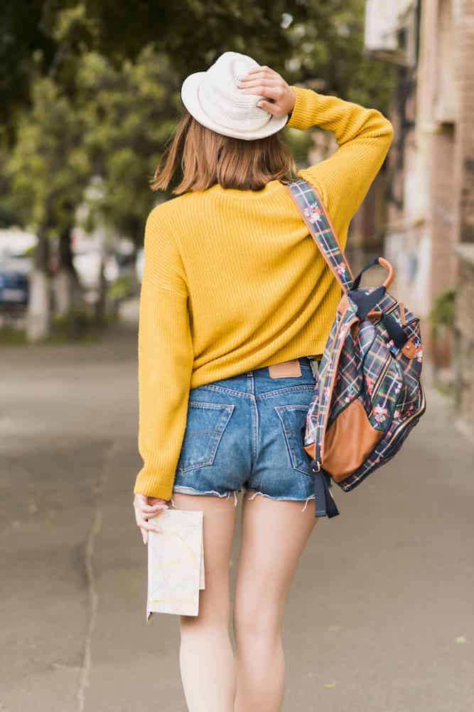 Look Bolsa Vermelha Feminino