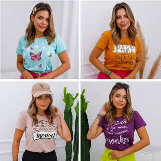 Look Camiseta Feminino