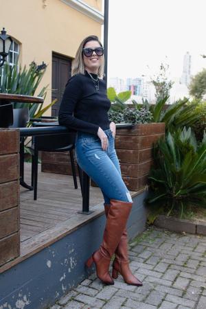 Look Bota Over The Knee Feminino