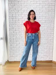 Look Camisa Vermelha Feminino