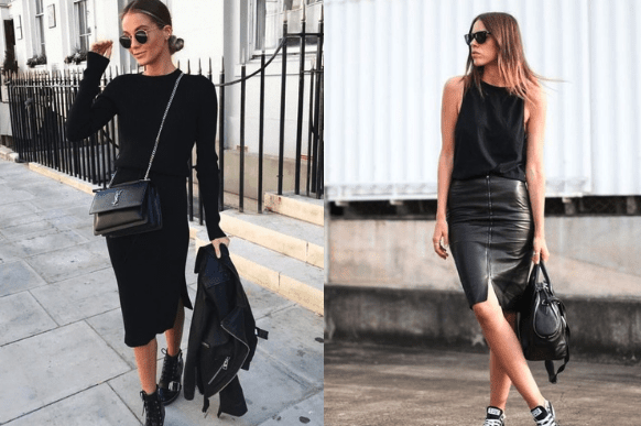 Look All Black Feminino