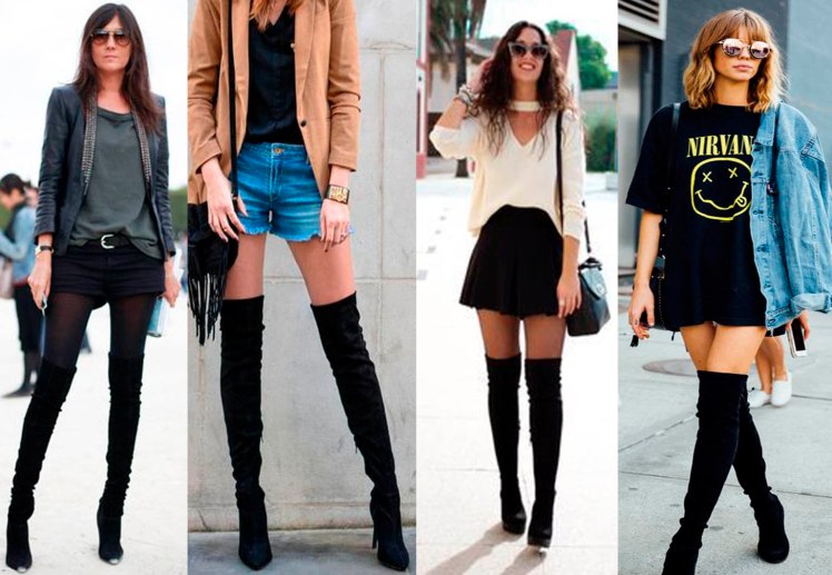 Look Bota Over The Knee Feminino