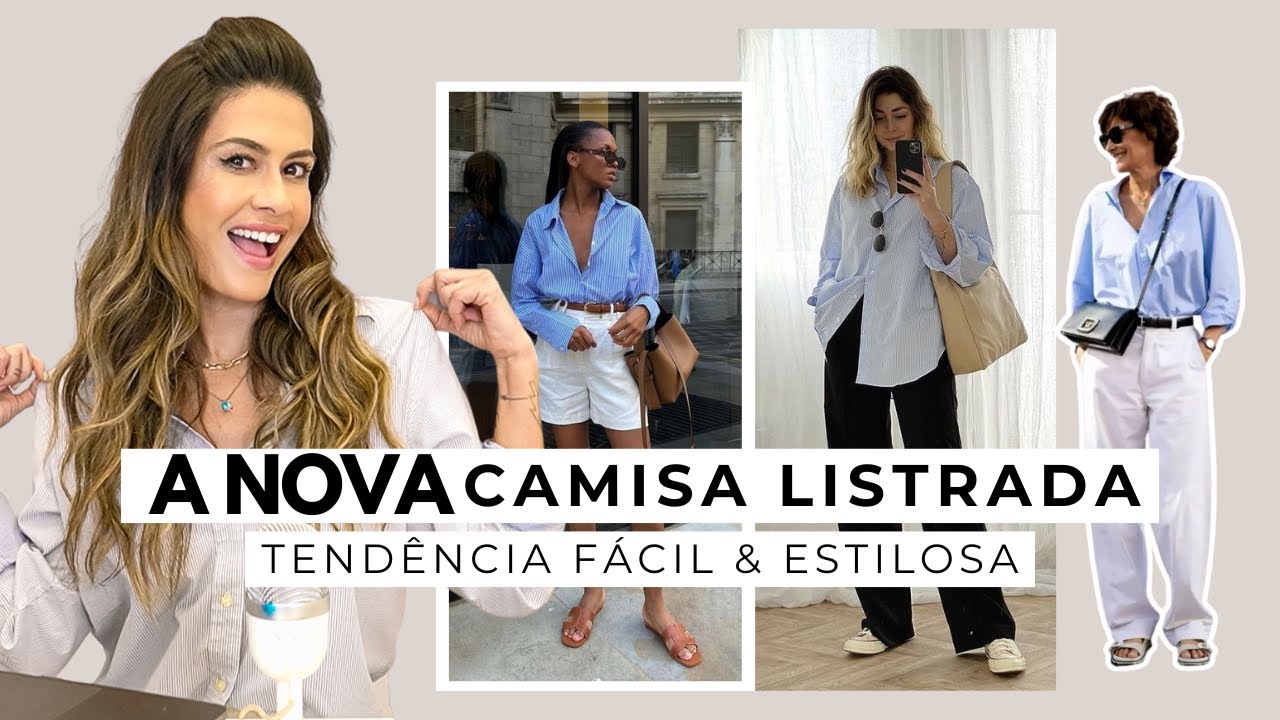 Look Com Listras Feminino