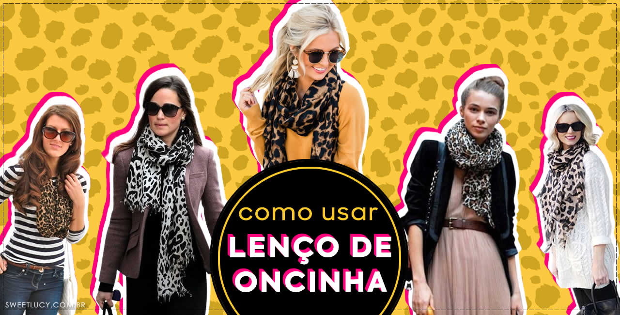 Look Com Lenço Feminino